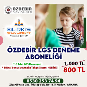 Özdebir LGS Deneme Aboneliği